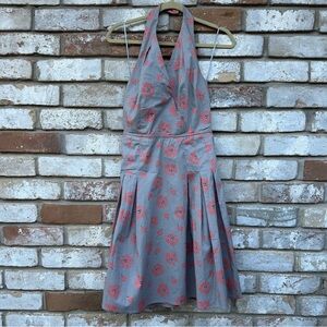 Boden Floral Halter Dress